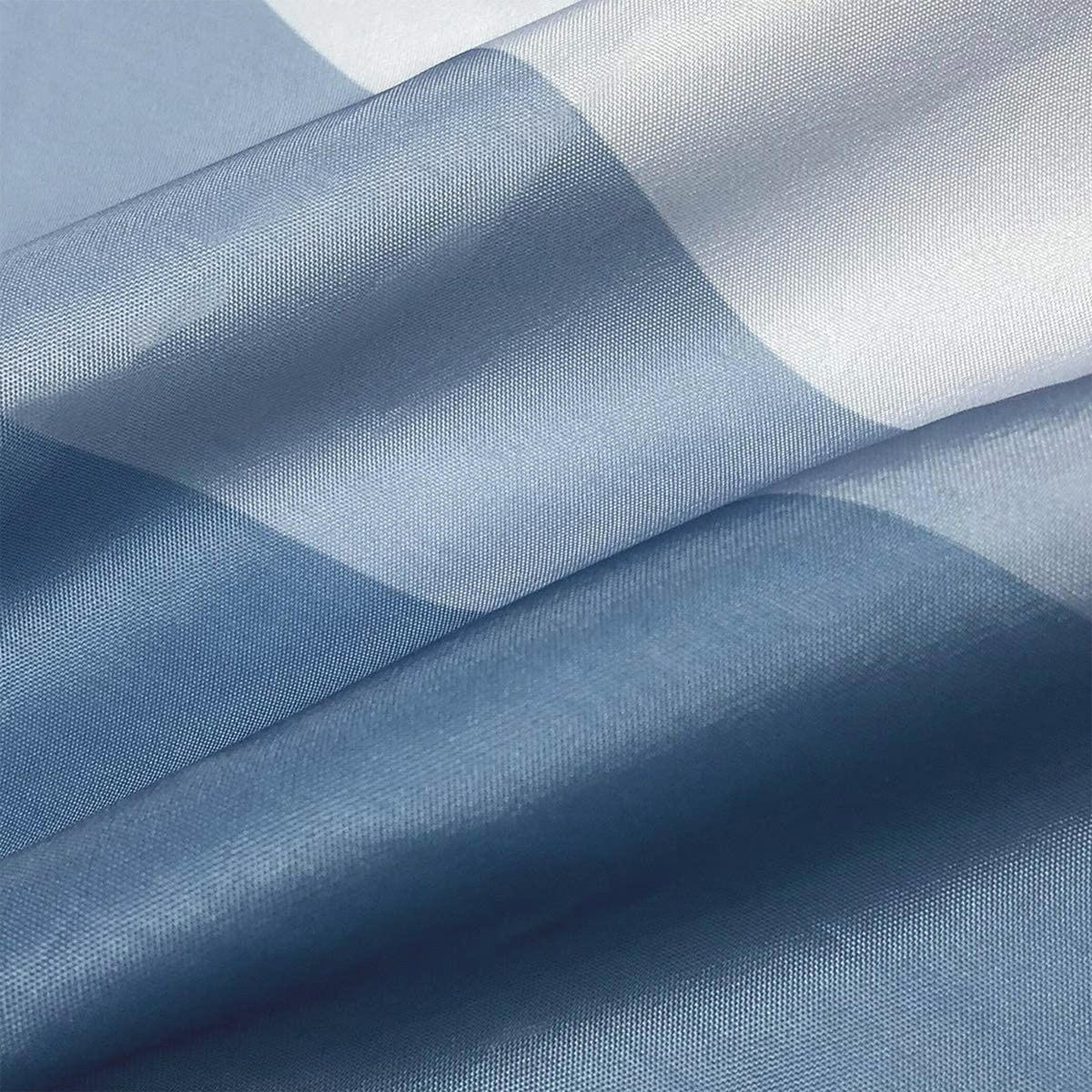 DUSCHVORHANG Blau Design 180 x 180 cm für Dekoration Badezimmer - Blau, Textil (180/180cm) - MCBOSON