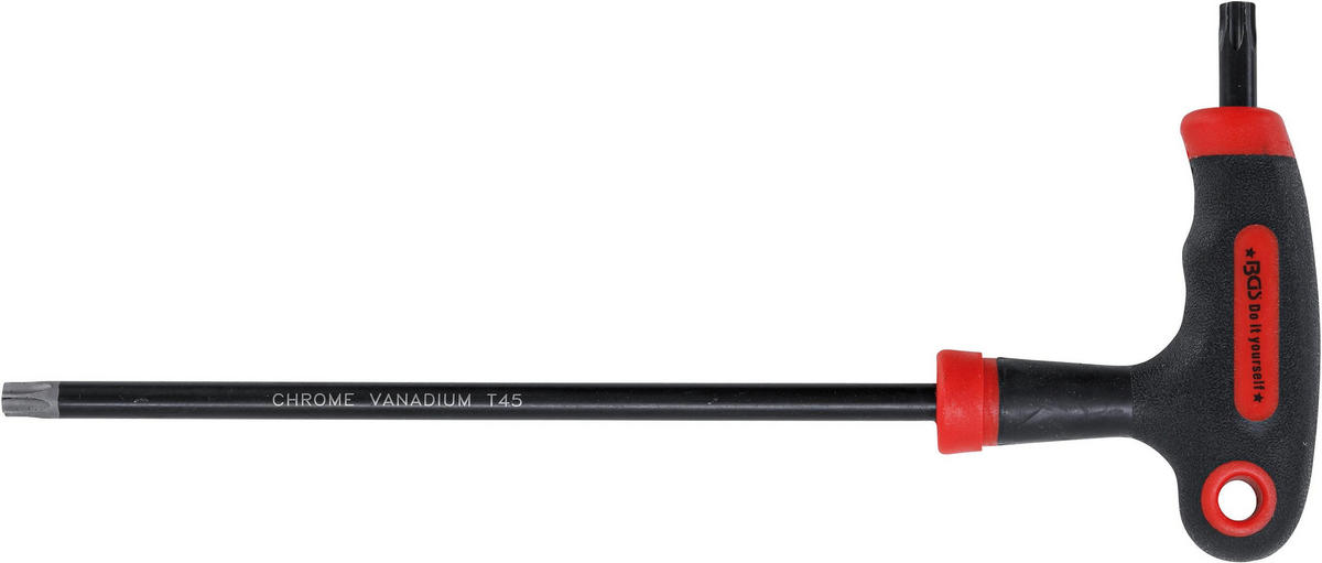SCHRAUBENDREHER MIT T-GRIFF UND SEITLICHER KLINGE | T-PROFIL (FÜR - Multicolor, Kunststoff/Metall (1/1cm) - BGS technic