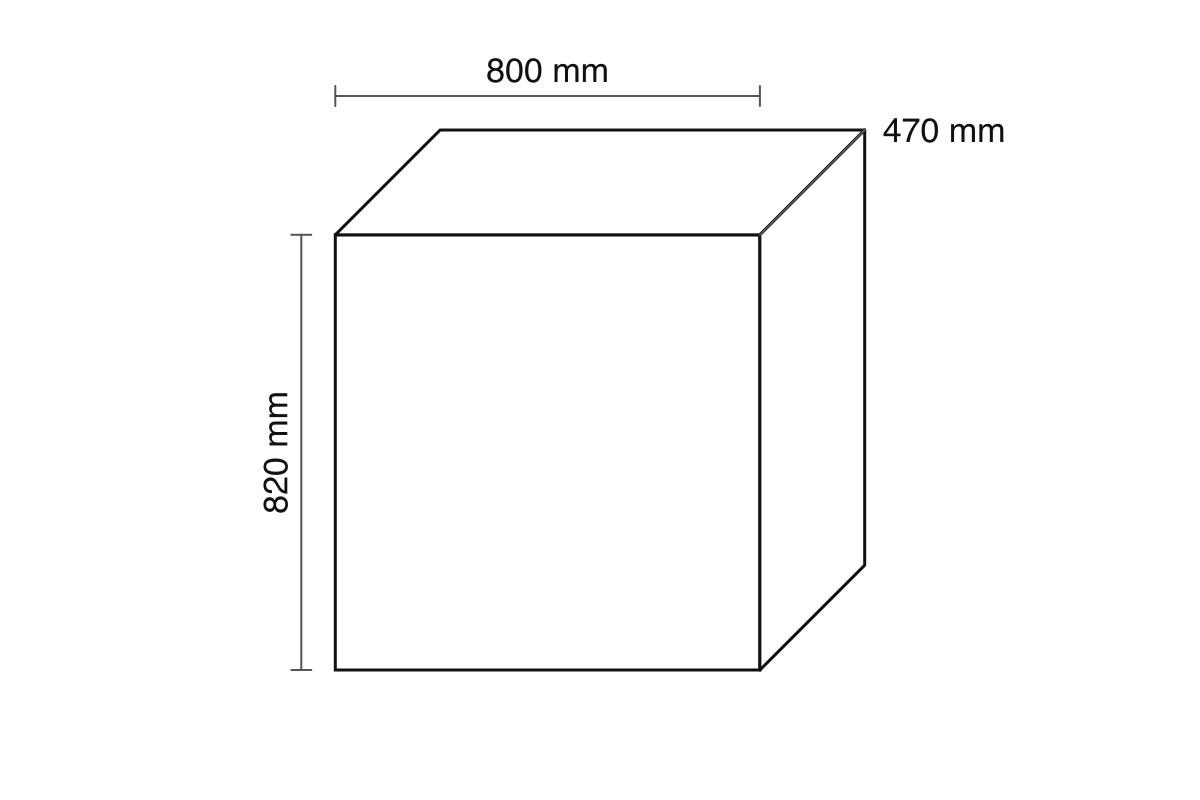 SPÜLENSCHRANK 80 cm – Nexa D80Z P/L – Beige - Beige, Holzwerkstoff (80/82/47cm) - ROYAL24_MARKT