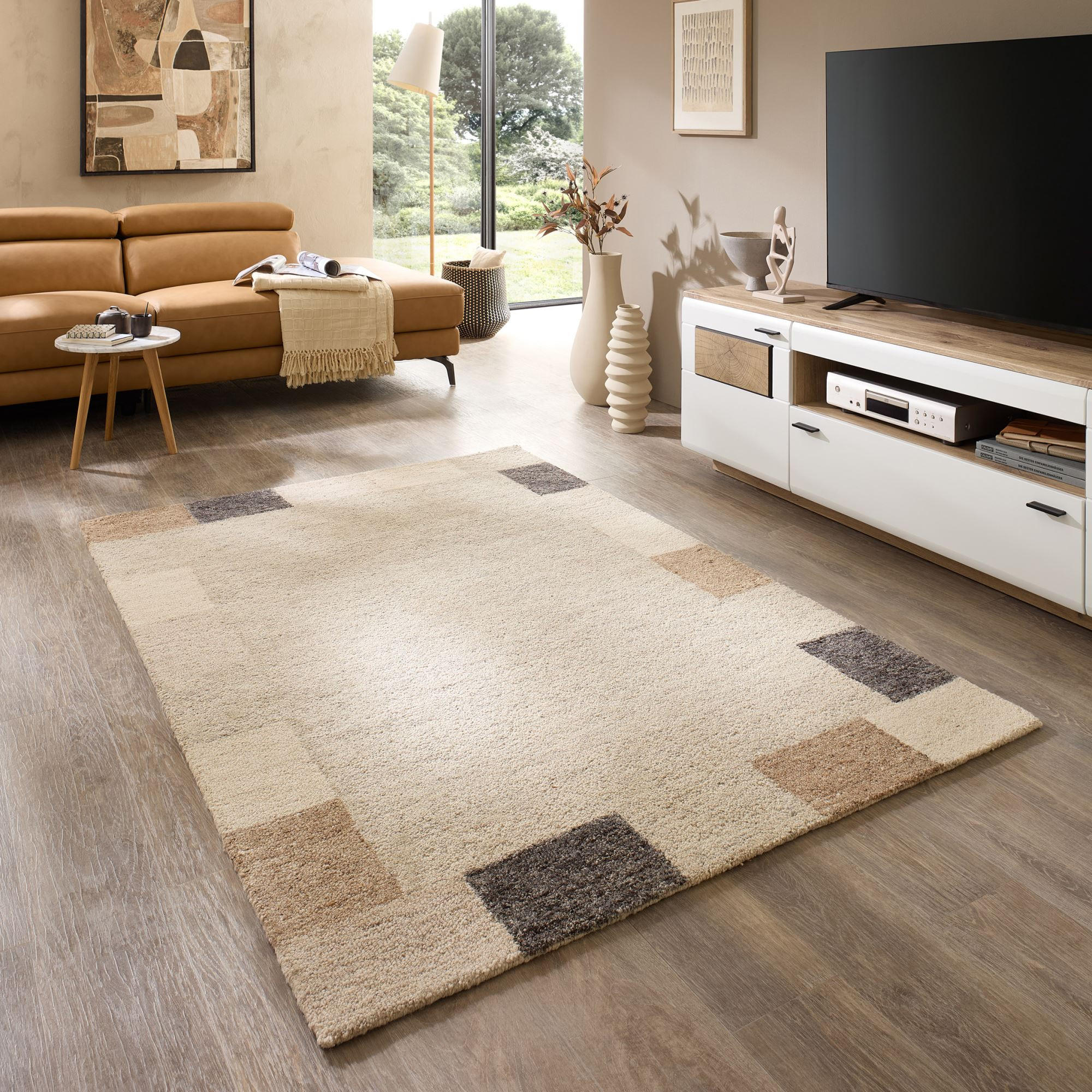 TUFTTEPPICH Natur Loop 250x350 cm - Grau, Textil (250/350cm) - Natur Pur