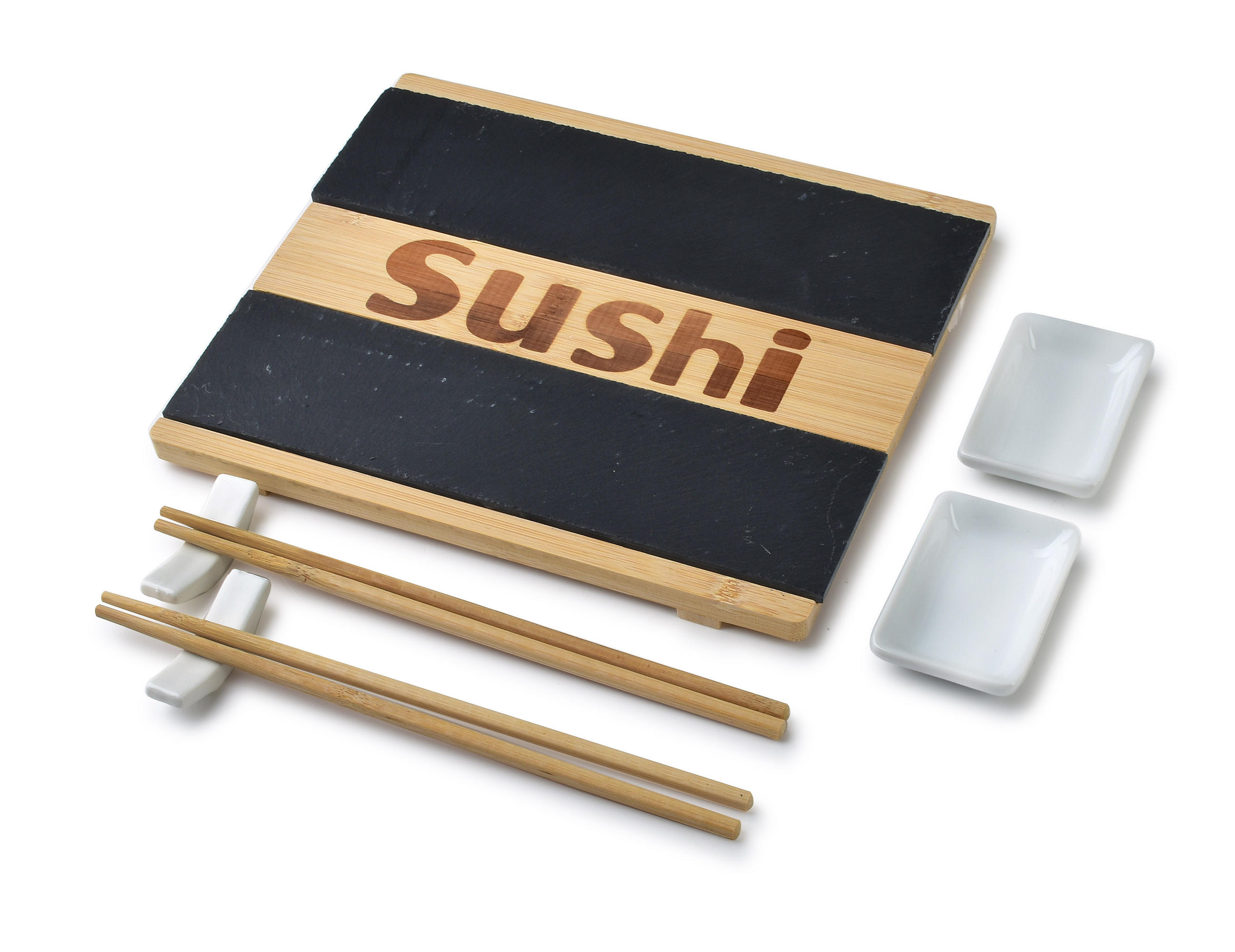 SUSHI-GERICHTEN Basic Beige 25.5/22.5/3.5 cm Holz - Beige, Holz (22.5/3.5/25.5cm) - Mondex