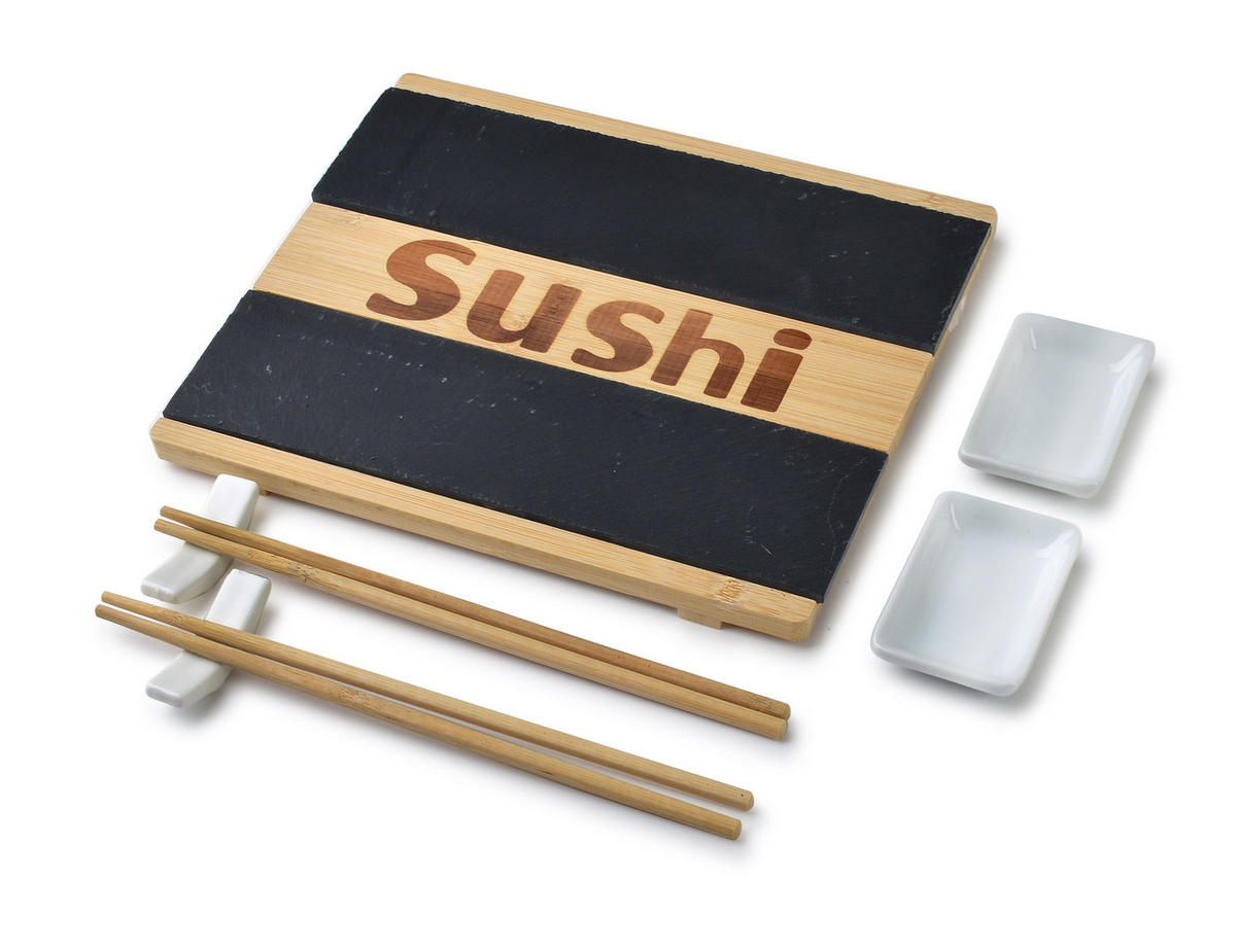 SUSHI-GERICHTEN Basic Beige 25.5/22.5/3.5 cm Holz - Beige, Holz (22.5/3.5/25.5cm) - Mondex