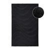 BADTEPPICH Waschbar Bath Waves 400 Schwarz 40x60 cm - Schwarz, Textil (40/60cm) - carpet city