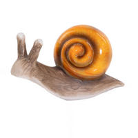 GARTENDEKO Schnecke 22/10 cm - Orange, Keramik (22/10/12.6cm)