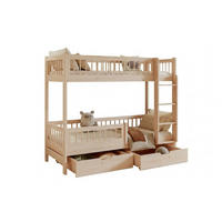 ETAGENBETT COLLIN 90/200 cm in Kiefer mit Schubladen rechts - Kieferfarben, Holz (90/200cm) - Deine Möbel 24
