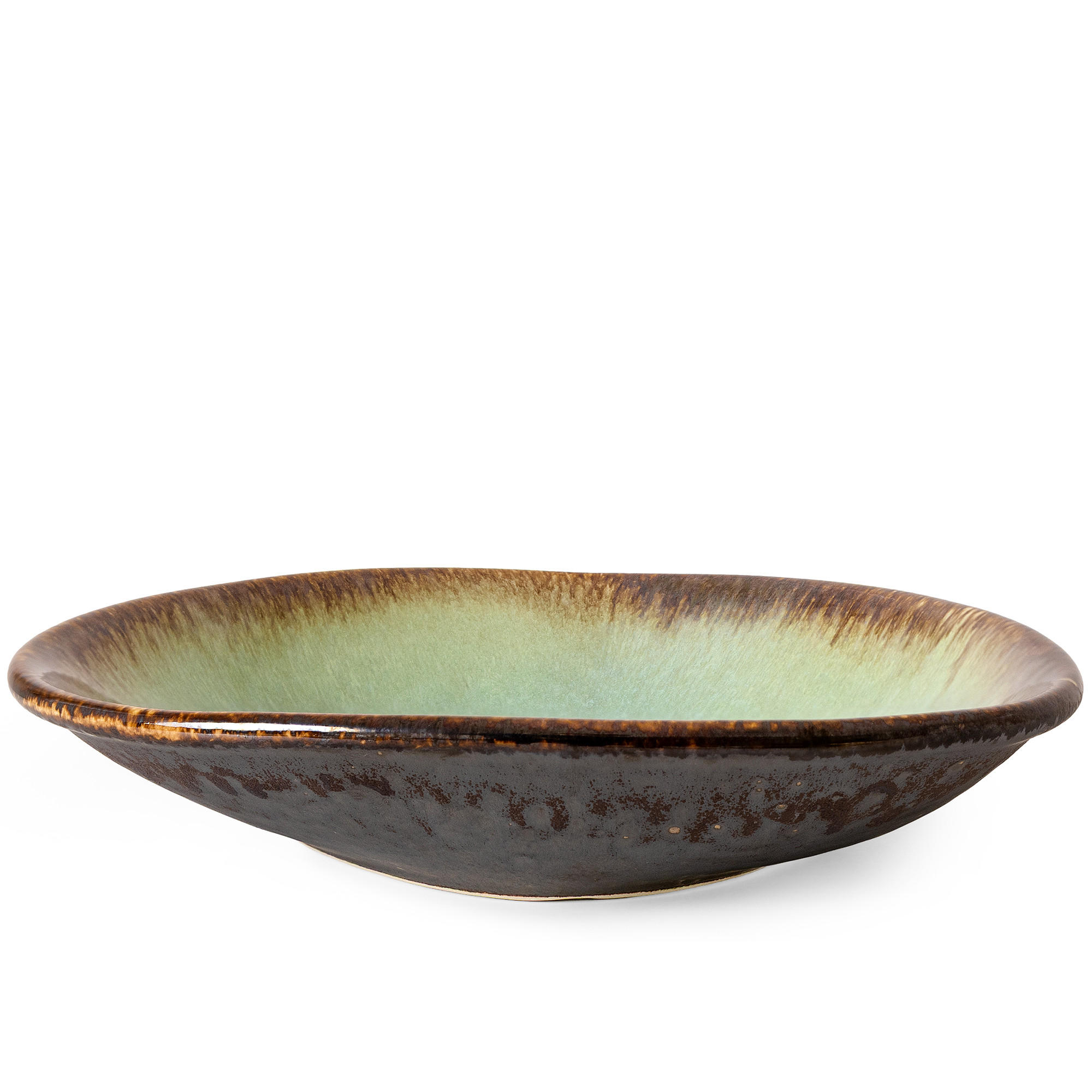 TIEFER TELLER PRIMA, Salbeigrün - Salbeigrün, Keramik (26/27/5cm) - KONSIMO®