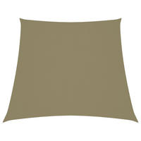 SONNENSEGEL Oxford-Gewebe Trapezförmig 2/4x3 m Beige - Beige, Textil (200/300cm) - furnicato