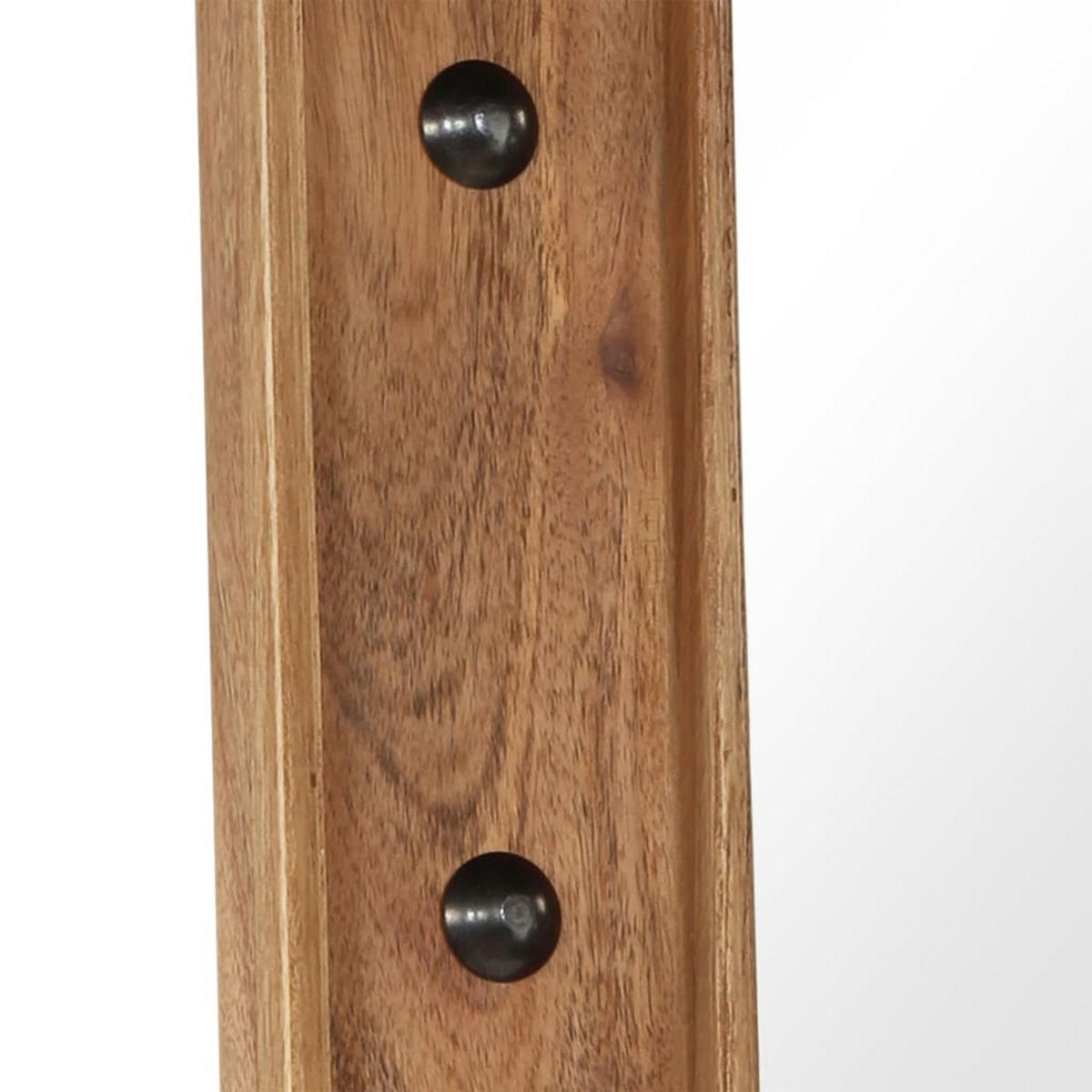 SPIEGEL Akazienholz Massiv 50x80 cm - Braun, Holz (50/80/1cm) - furnicato