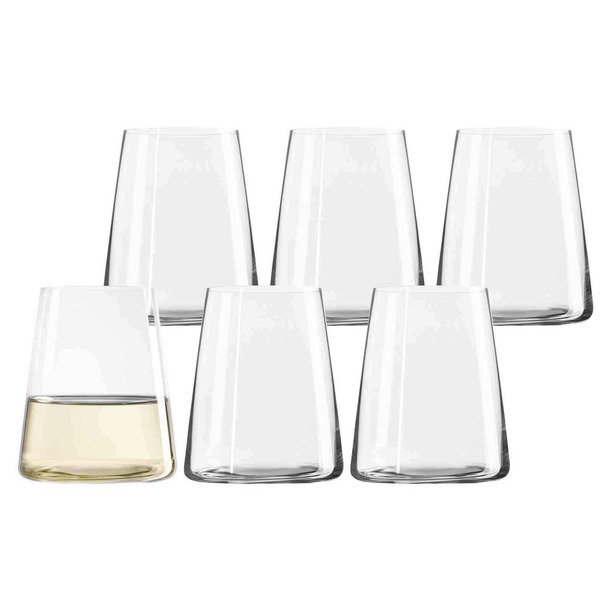 BECHER Power transparent 380 ml 6er Set - Transparent, Glas (0.38L) - Stölzle Lausitz