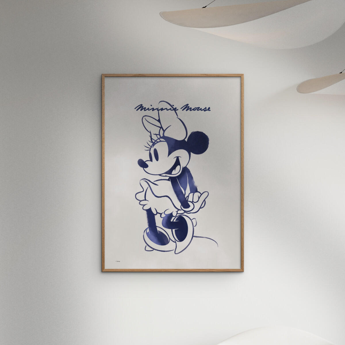 POSTER Disney - Minnie Mouse Blue - Blau, Papier (30/40/0.1cm) - Poster&Frame