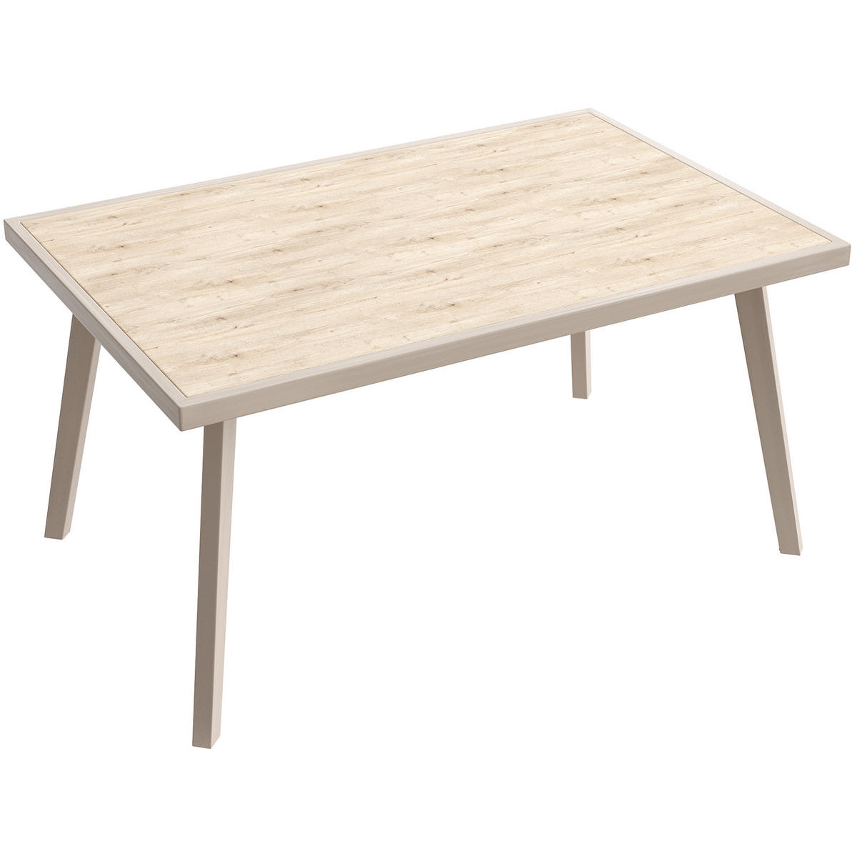 LOUNGEGARNITUR aus Rattan & Metall 121.5x61x77 cm Beige mit modularer Loungegruppe - Beige, Metall - Modfu