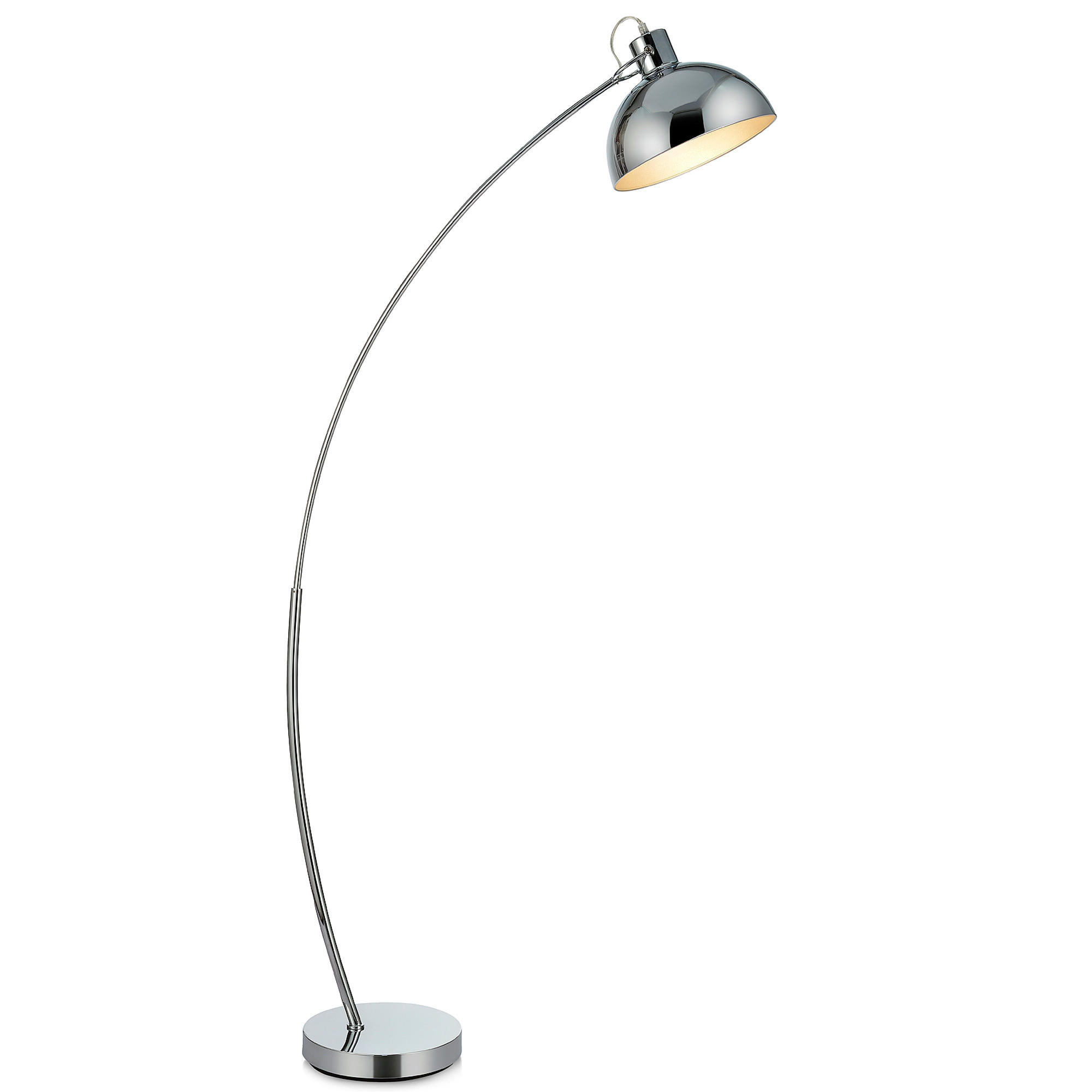 BOGENLEUCHTE Silber - Silberfarben, Metall (153/24.9/153cm) - Teamson Home