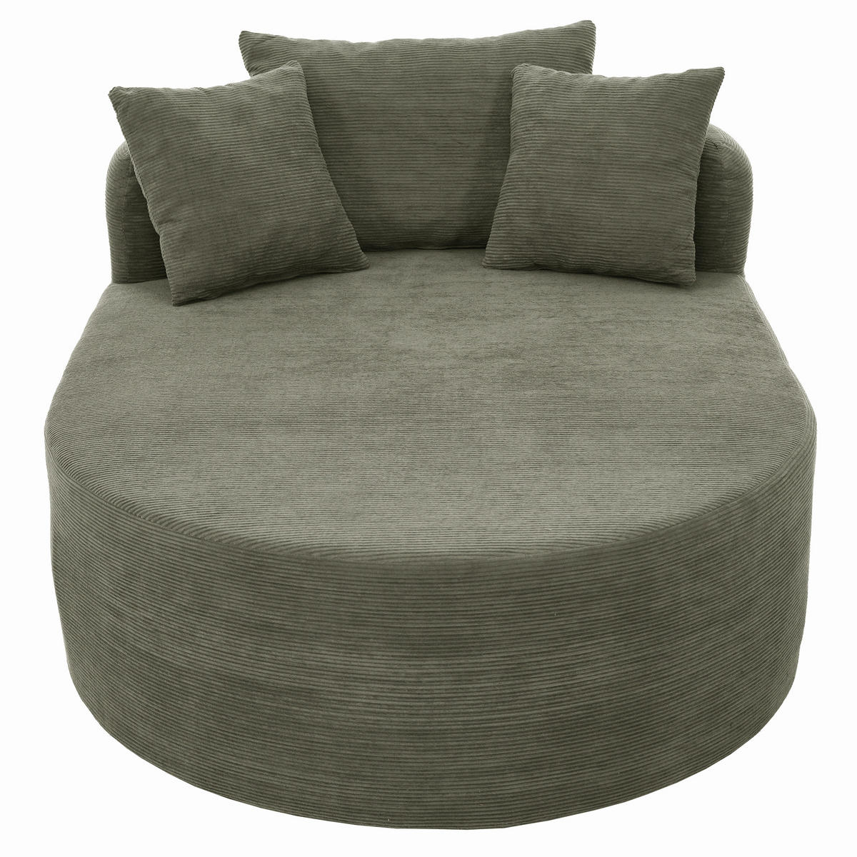 XXL-SESSEL montagefrei mit 122 cm Sitztiefe, DE-42520, Grün - Grün, Textil (170/83/112.5cm) - ComfortXL
