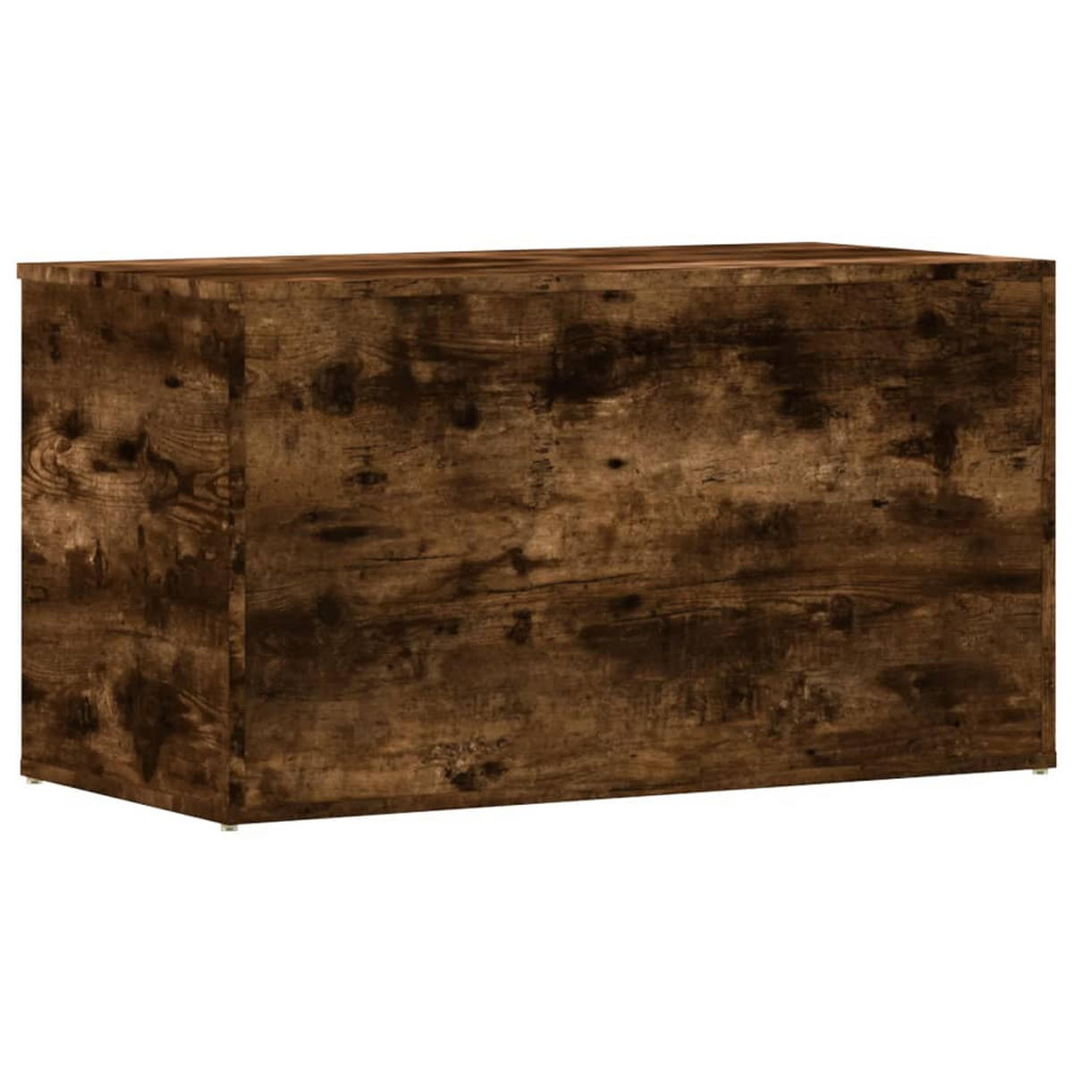 AUFBEWAHRUNGSTRUHE Räuchereiche 84/42/46 Cm Holzwerkstoff - Dunkelbraun, Holz (84/46/42cm) - vidaXL