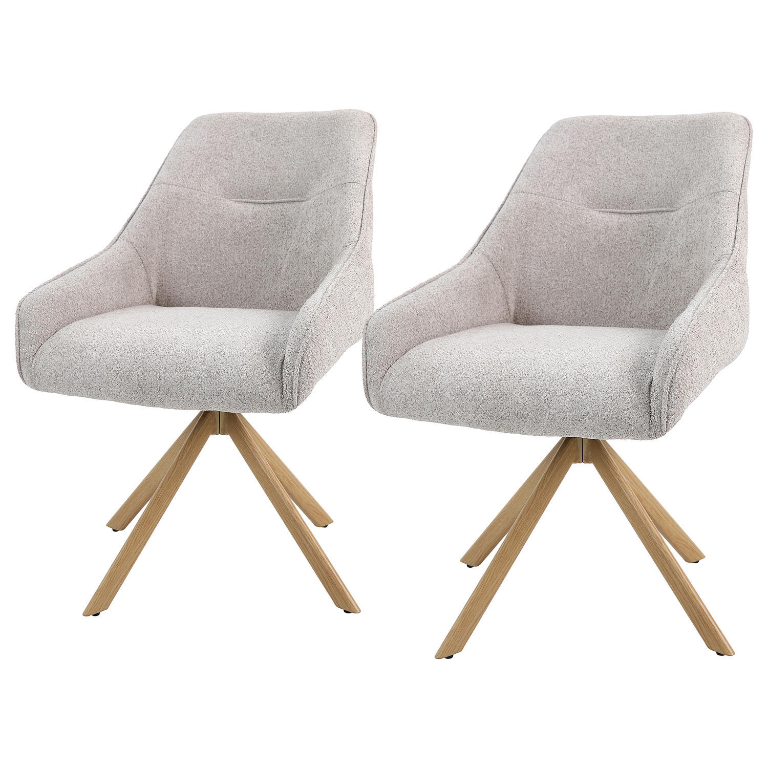 Butlers Esszimmerstuhl Beige 67x83x58 cm