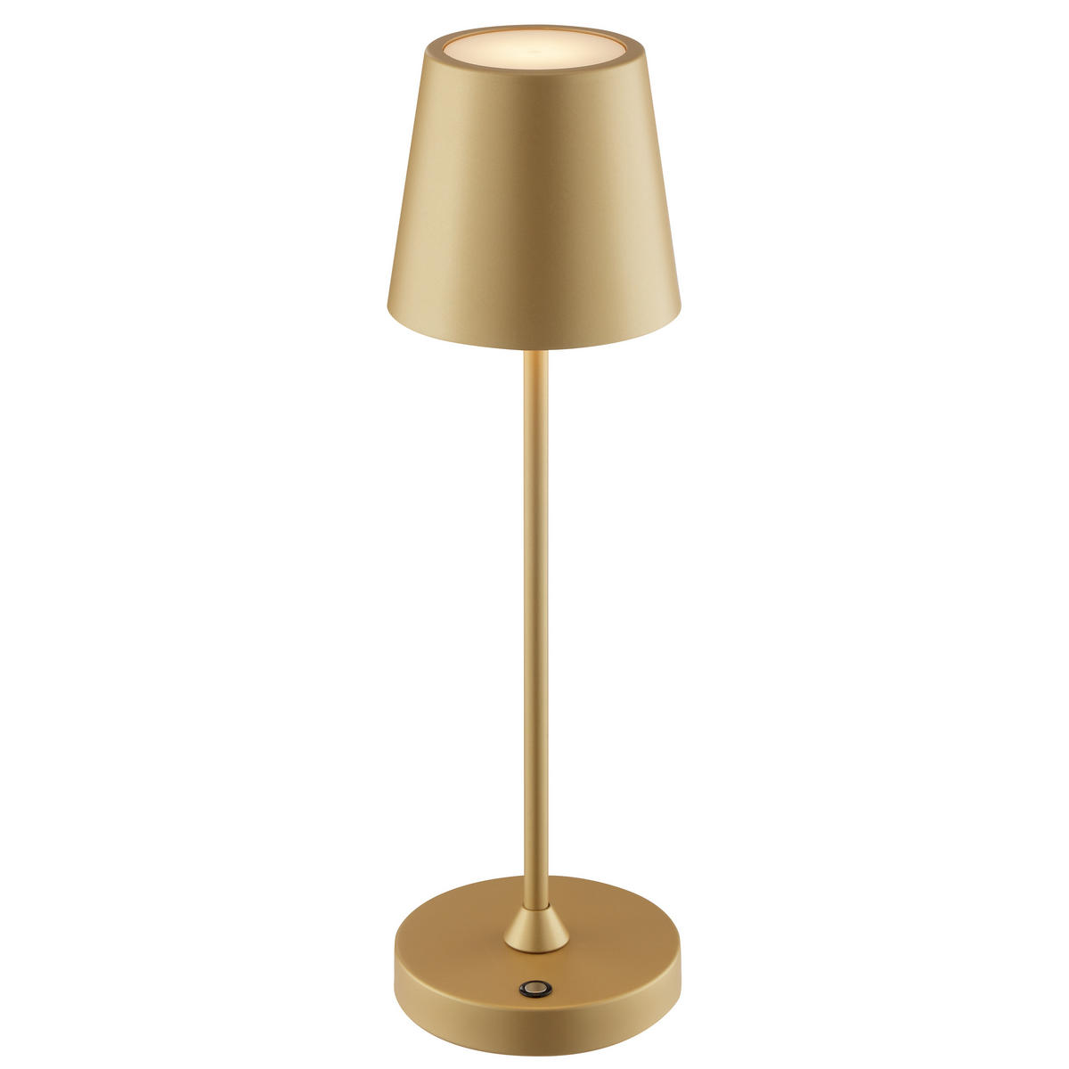 TISCHLEUCHTE Elora Gold matt 11/11/37 cm - Goldfarben, Metall (11/11/37cm) - Brilliant