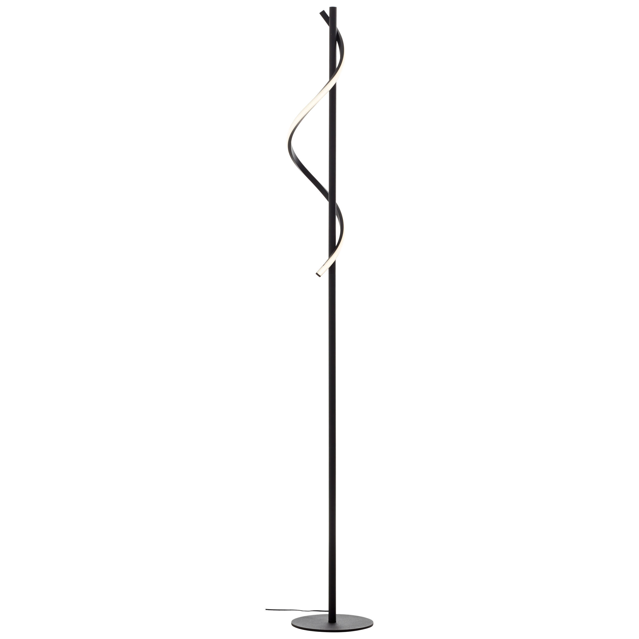 Brilliant Standleuchte Schwarz 20x150x20 cm