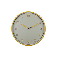 WANDUHR Lined Numbers Ø40 cm - Gelb, Metall (40/1/40cm) - Karlsson