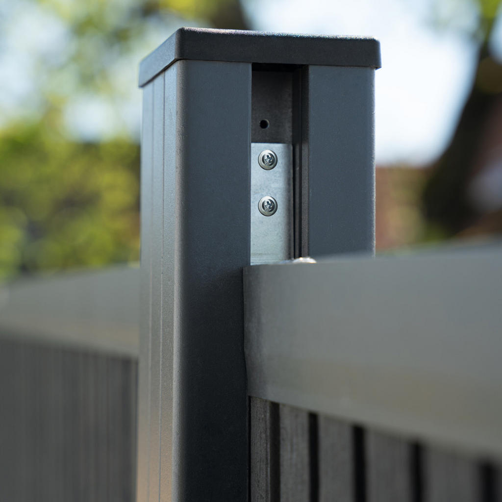 Thumbnail - Home Deluxe Sichtschutzzaun, Anthrazit, Kunststoff, 95x185 cm, Sonnen- & Sichtschutz, Sichtschutz Garten