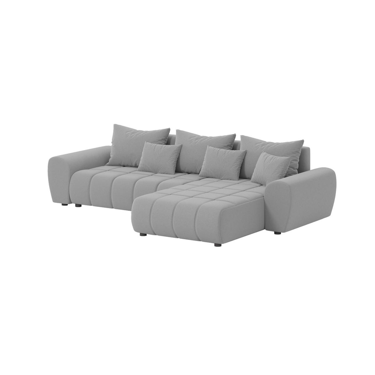 ECKSOFA Eide L mit Schlaffunktion, Grau - Grau, Textil (293/180cm) - Fedve