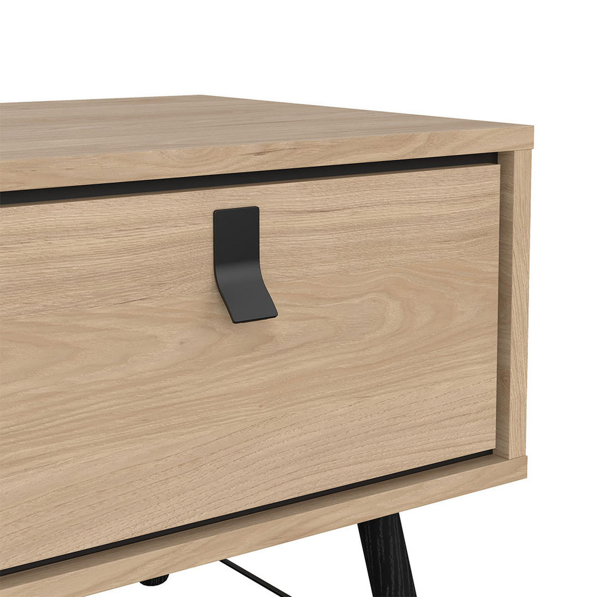 COUCHTISCH, Ry, Eiche, Holzwerkstoff, 102 x 49 x 50 cm - Eichefarben, Holzwerkstoff (49/102/50cm) - ebuy24