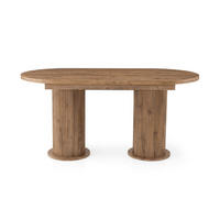 ESSTISCH ausziehbar von 180 bis 216 cm in Nussbaum-Dekor 180/90/77 cm - Nussbaumfarben, Holzwerkstoff (95/90/77cm) - Calicosy
