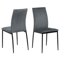 STUHL 4er-Set grau - Grau, Holzwerkstoff (44/92/53cm) - ebuy24