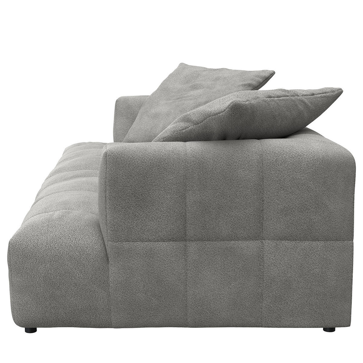 BIGSOFA - Grau, Holz/Kunststoff (272/70/126cm) - home24
