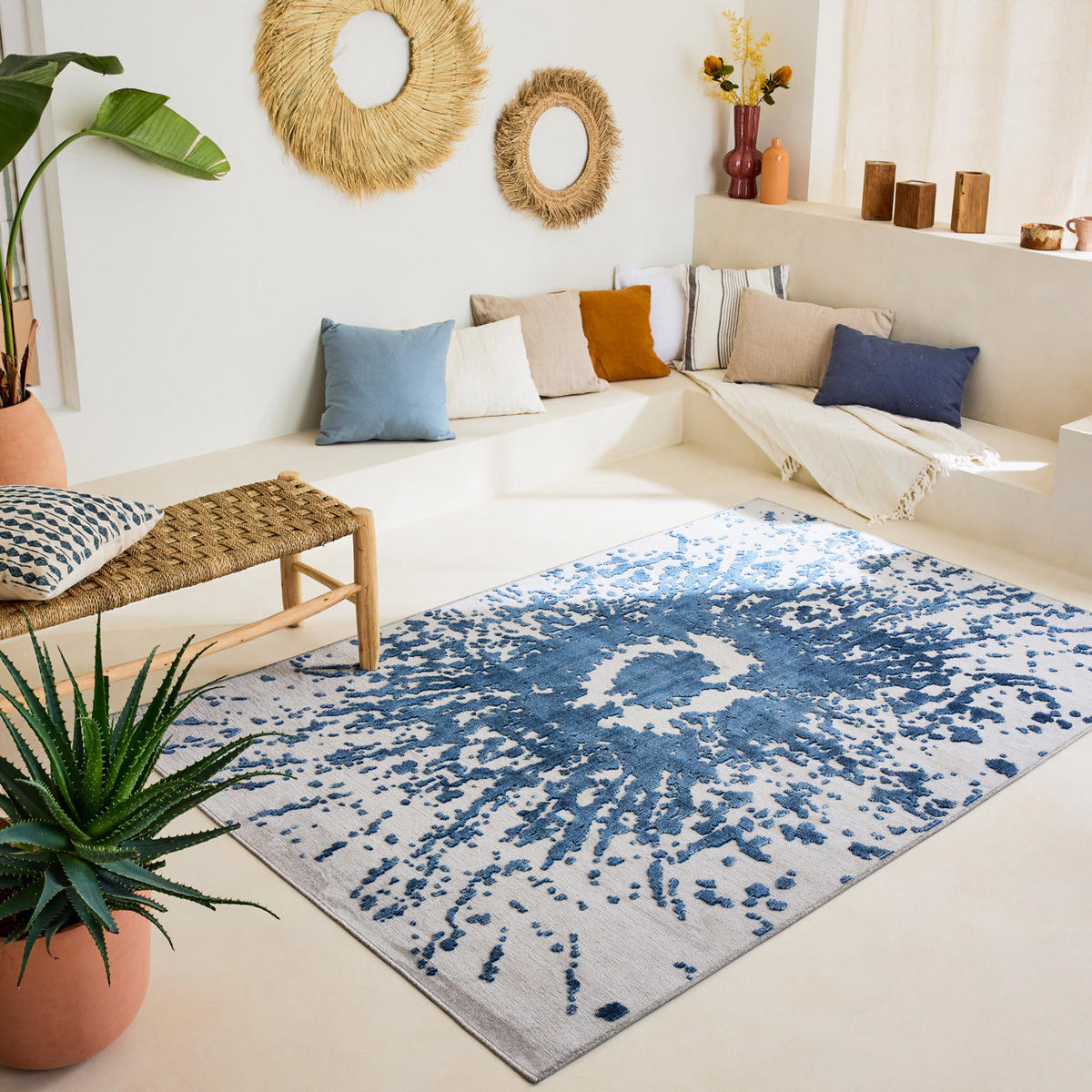 IN & OUTDOOR TEPPICH 228/340 cm GARDEN Blau - Blau, Textil (228/340cm) - Nazar Rugs