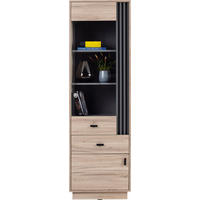 BÜCHERREGALE PUNTO 60 / 195 / 40 cm Eichefarben - Eichefarben, Holzwerkstoff (60/195/40cm) - MASSENO