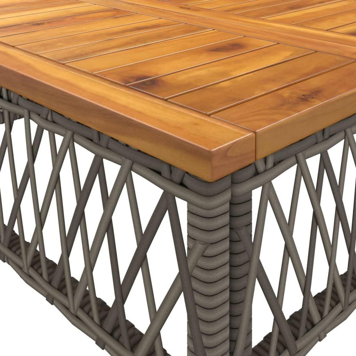 GARTEN-SOFAGARNITUR 2-teilig Mit Auflagen Poly Rattan Grau - Grau, Kunststoff - vidaXL