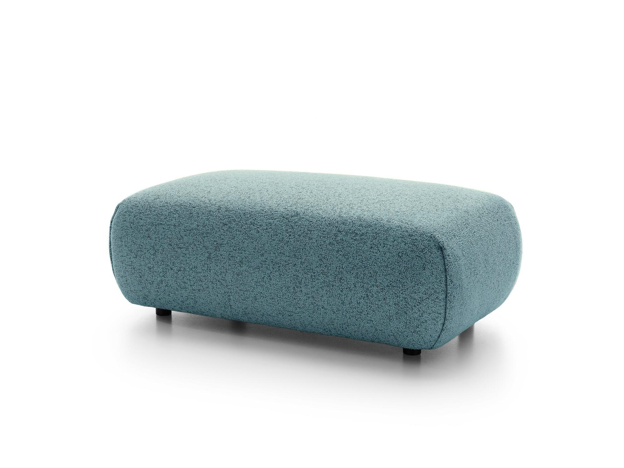 SITZPOUF POCKET Blau 113x70x43 cm - Blau, Textil (113/43/70cm) - FURNLUX