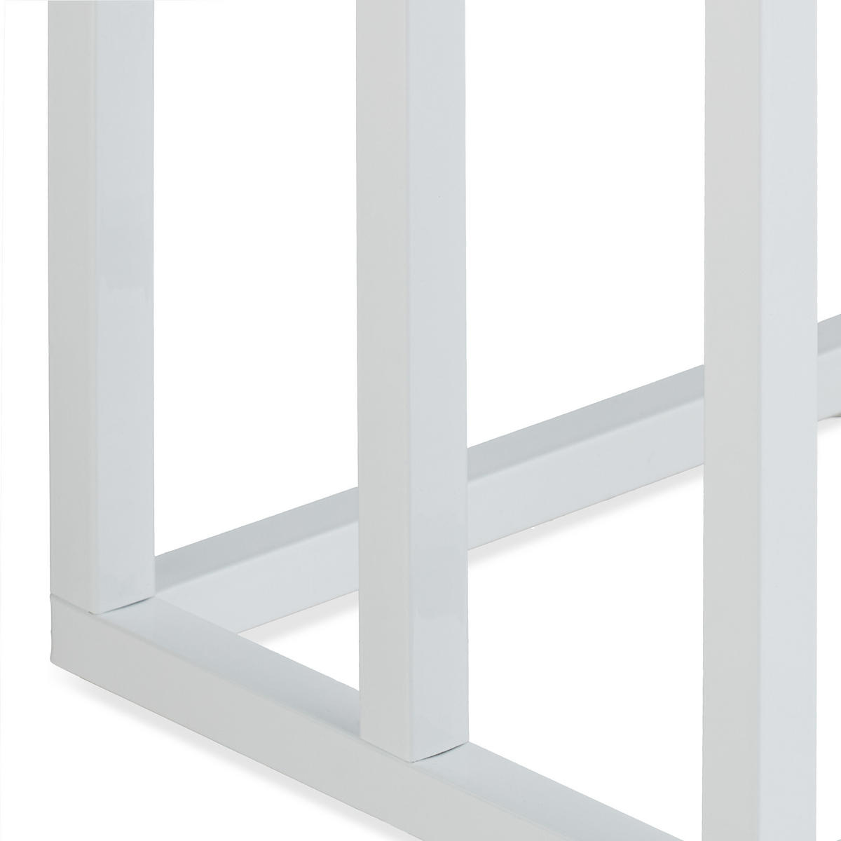 HANDTUCHSTÄNDER - Weiß, Textil/Metall (45/96.5/29cm) - Relaxdays