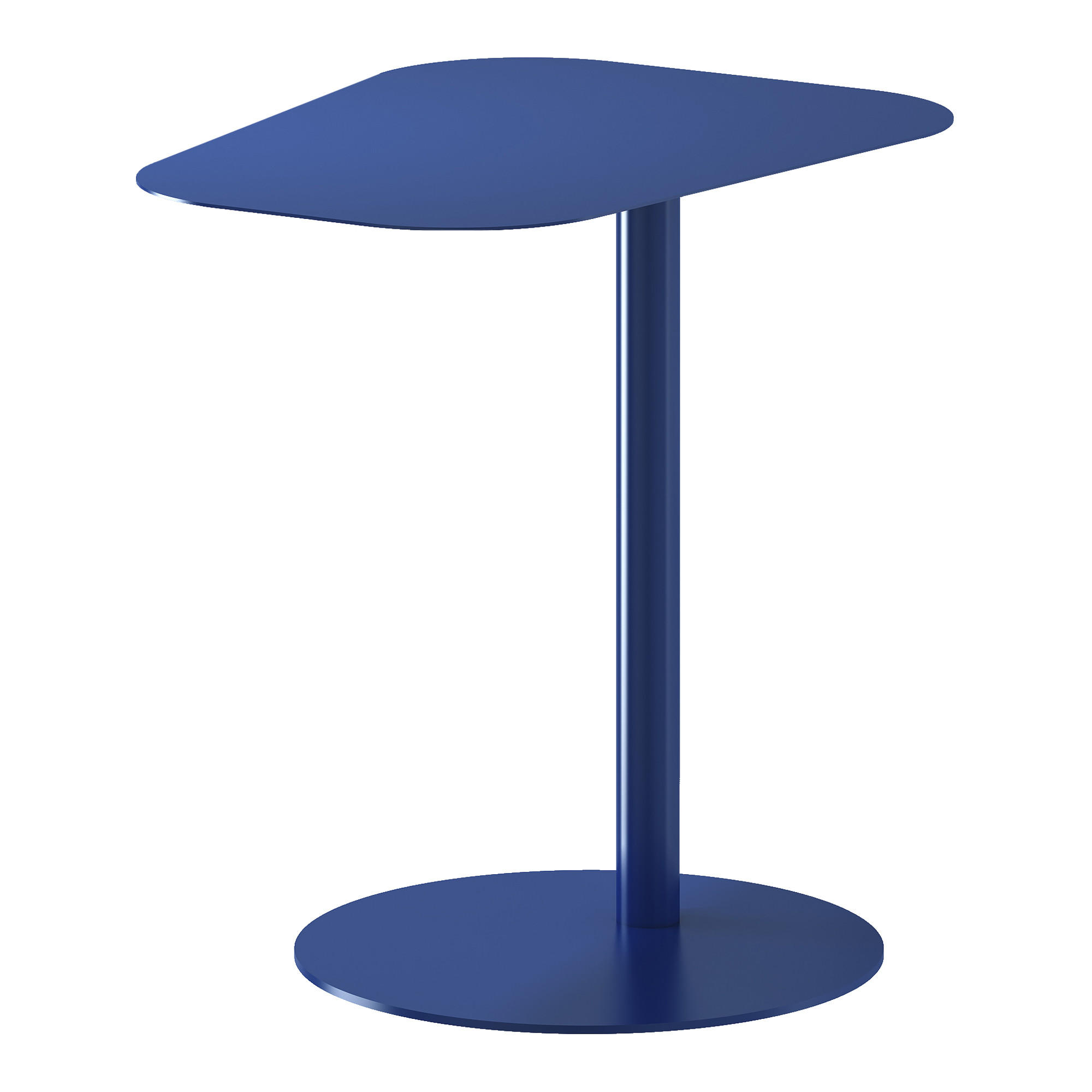BEISTELLTISCH Nastätten - Dunkelblau, Metall (38/50/50cm) - [en.casa]