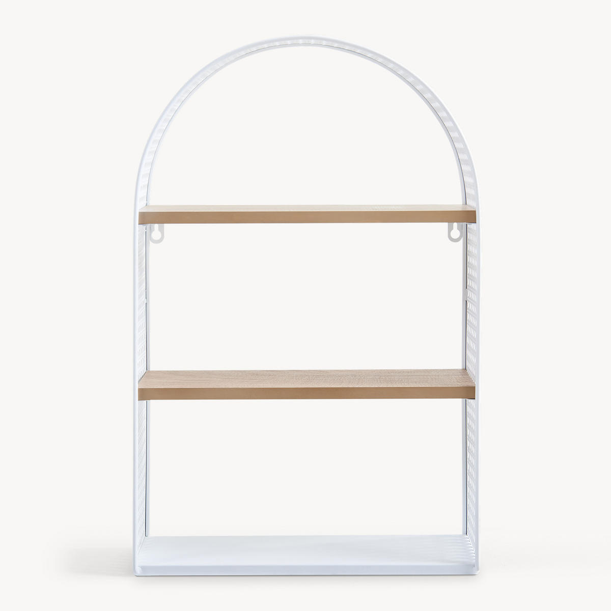 WANDREGAL Jäller II. - Weiß, Holzwerkstoff/Metall (34.5/53/13.5cm) - [en.casa]