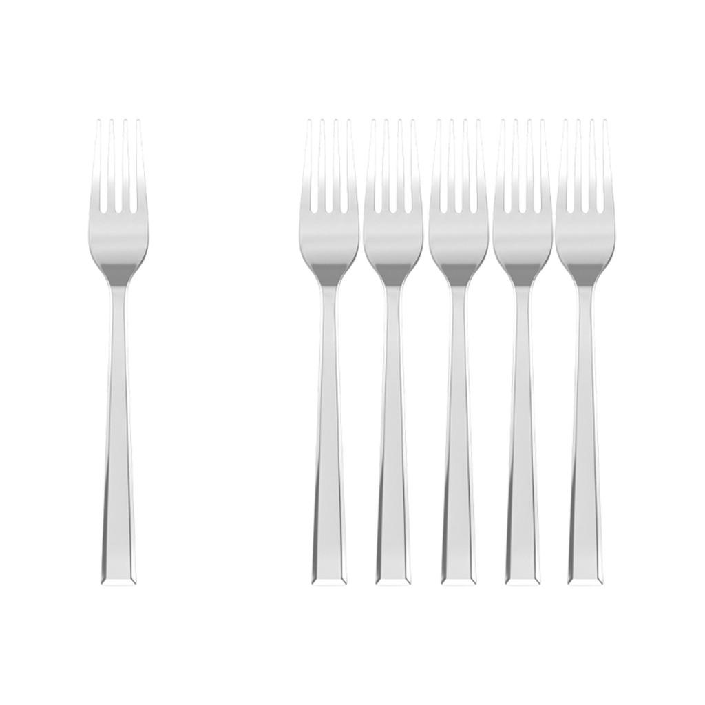 TAFELGABEL Victor silber 204 mm 6er Set - Silberfarben, Metall - Villeroy & Boch