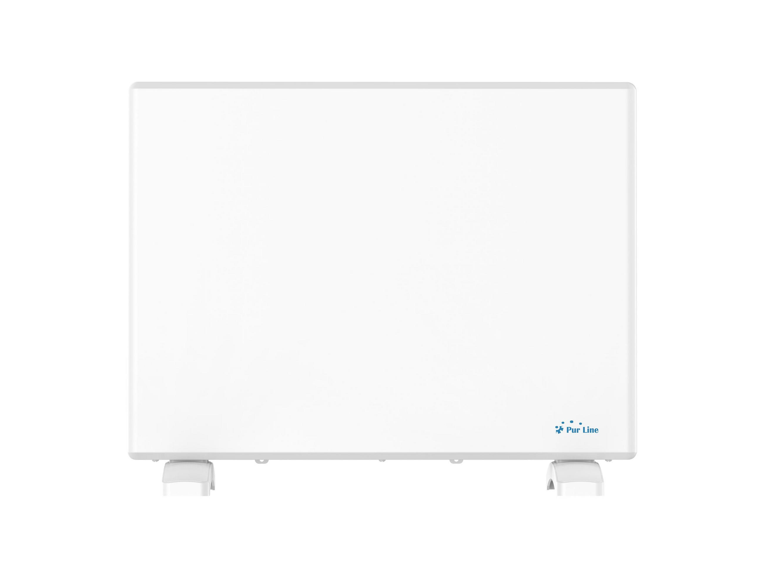 HEIZKÖRPERPANEEL Weiß mit digitaler Steuerung 1000 W - Weiß, Keramik (54/40/8cm) - Purline