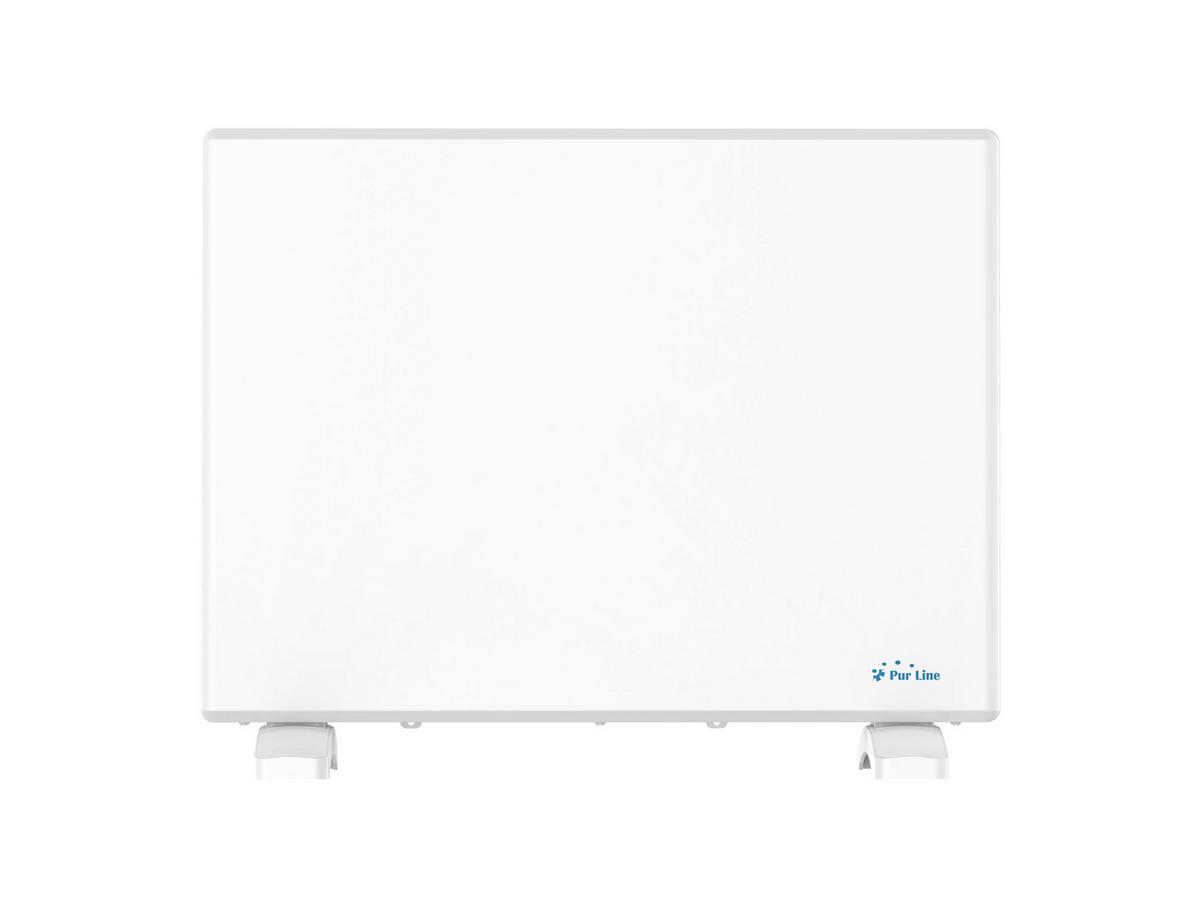 HEIZKÖRPERPANEEL Weiß mit digitaler Steuerung 1000 W - Weiß, Keramik (54/40/8cm) - Purline