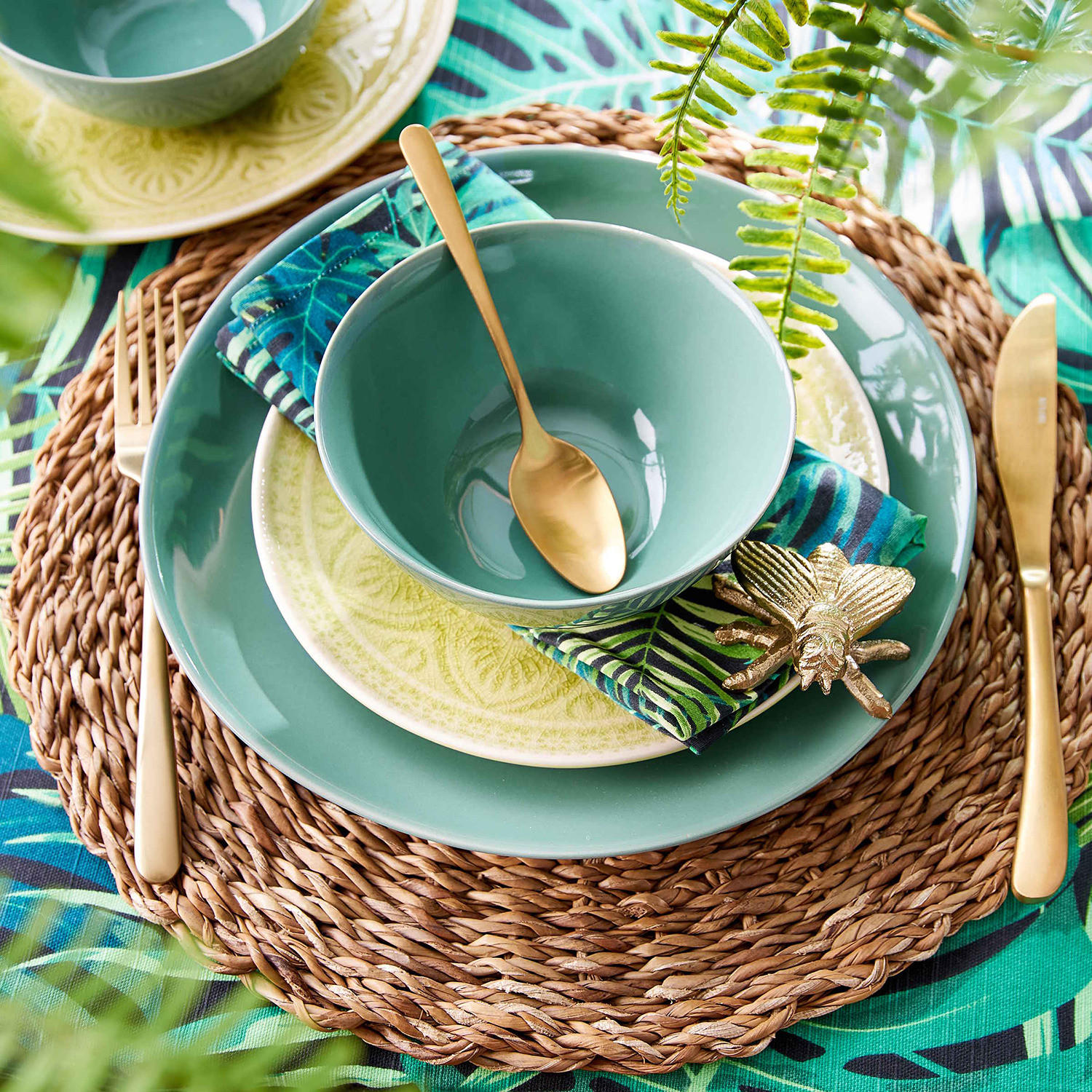 TISCHSET Sea Braid - Braun, Naturmaterialien (37/37cm) - Butlers