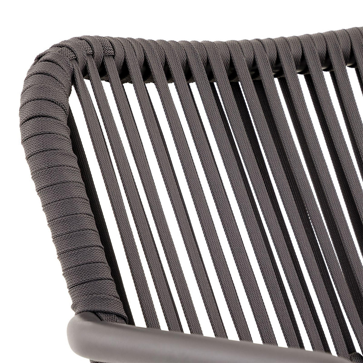 GARTENSTUHL VOLONTE 6ER-SET - Grau, Textil (56/81/65cm) - IDIMEX