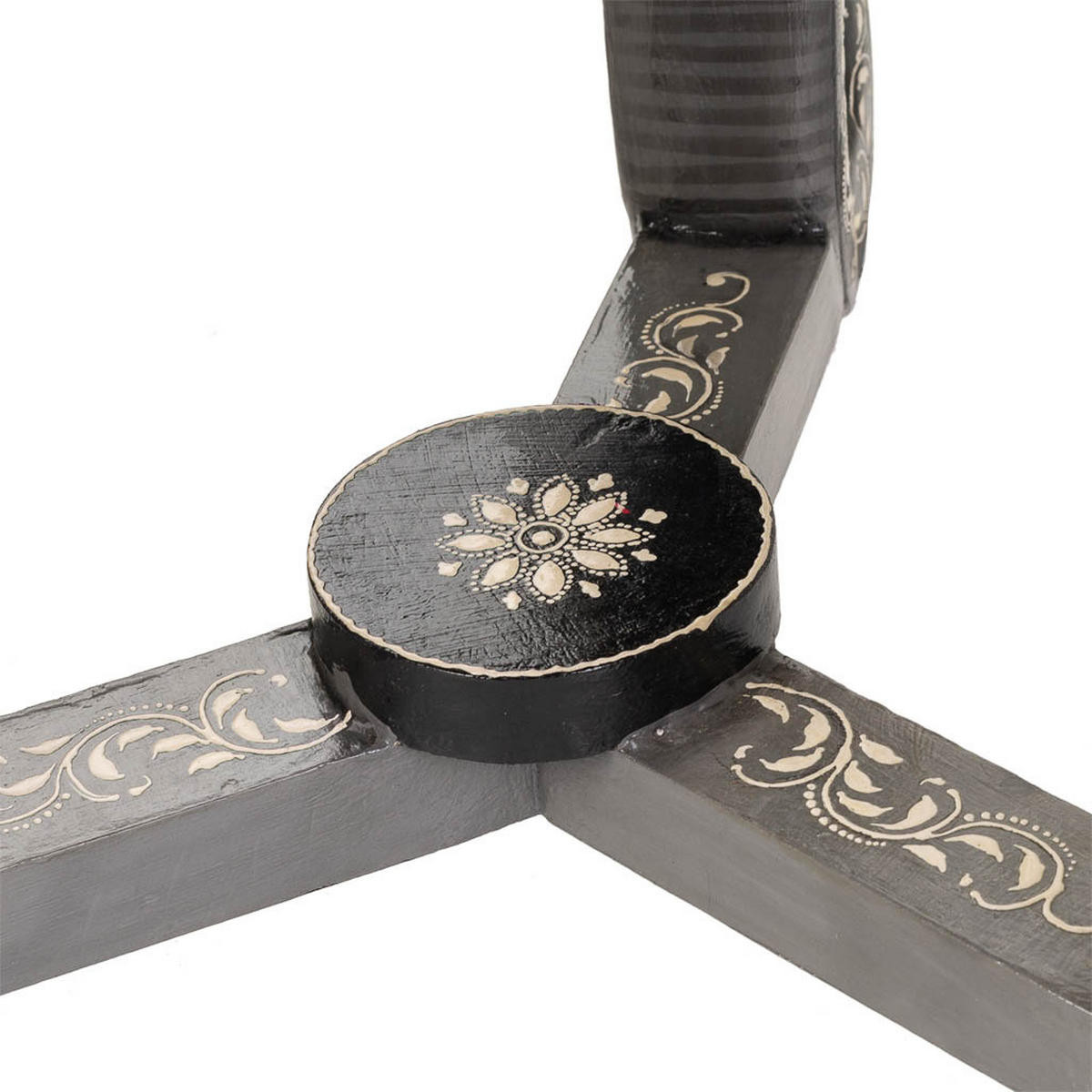 TISCH aus Holz, grau, 42x35x39cm - Multicolor, Holz (35/42/39cm) - Wanderlust