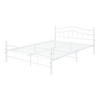 METALLBETT Florenz - Weiß, Metall (160/200cm) - [en.casa]