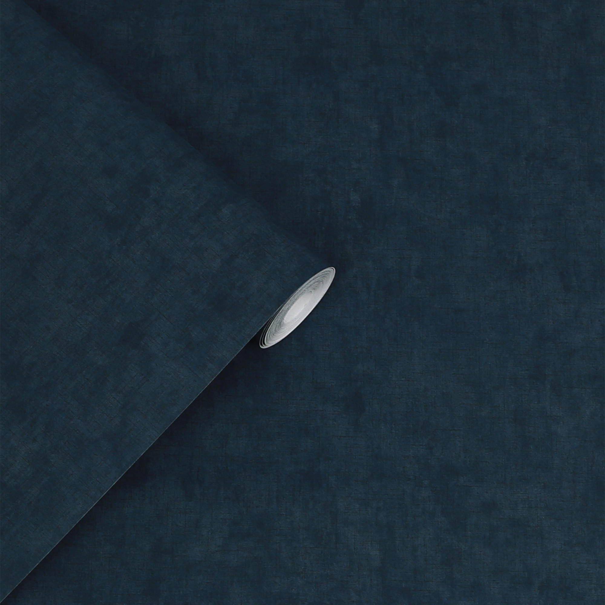 VLIESTAPETE Plain Midnight Seaspray - Blau, Papier/Kunststoff (52/1000cm) - Graham & Brown