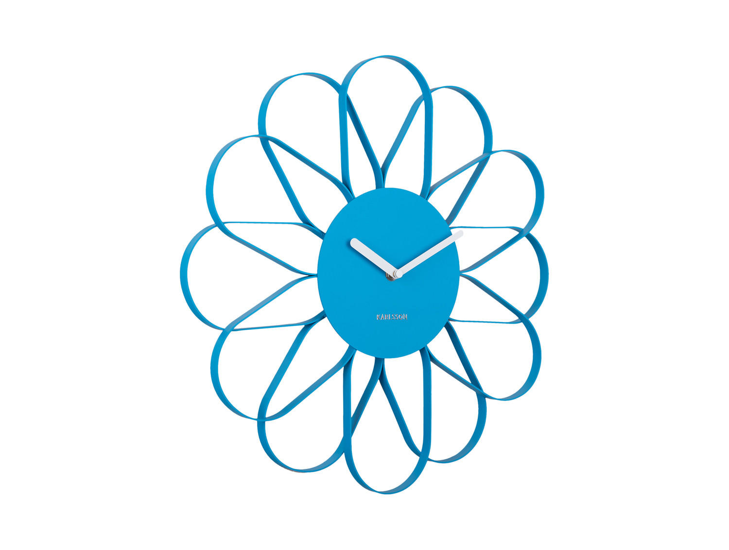 WANDUHR Arkis Ø40 cm - Blau, Metall (40/40/2.5cm) - Karlsson