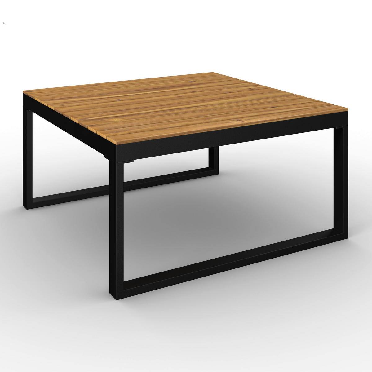 LOUNGEGARNITUR Adriano Creme Akazie/Metall/Outdoorstoff - Creme, Holz