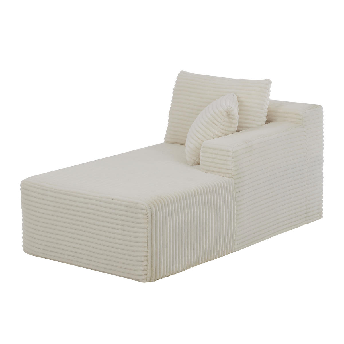 L-FÖRMIGES ECKSOFA Weiß 252,5/163/65 cm 4-Sitzer Modular - Weiß, Kunststoff (252.5/163cm) - PANGIVO