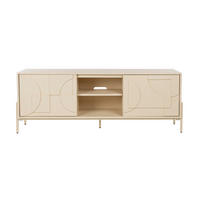 SIDEBOARD Faces - Beige, Holz (160/60/40cm) - Zuiver