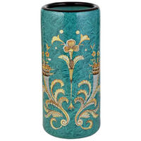 SCHIRMSTÄNDER, grün, 22x45cm - Grün, Keramik (22/45/22cm) - Wanderlust