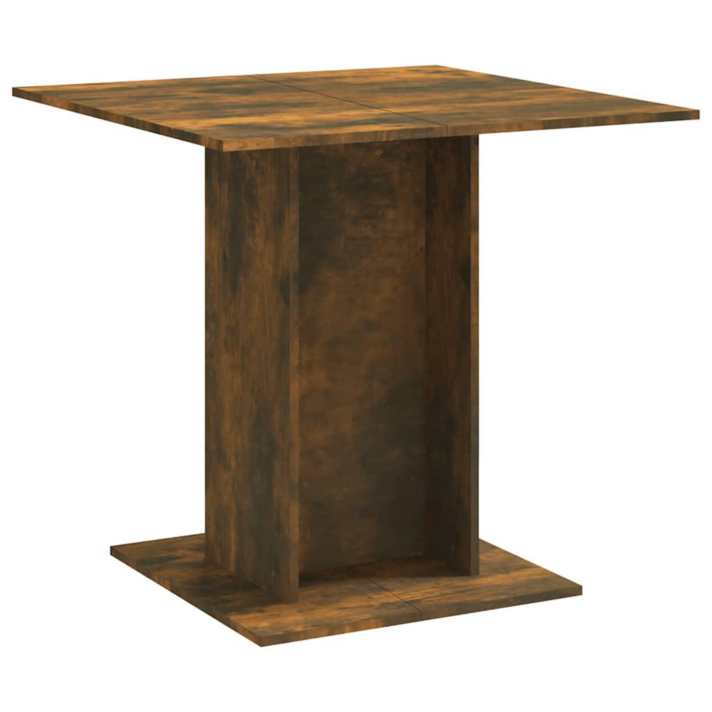 vidaXL Esstisch, Eiche 80x75x80 cm