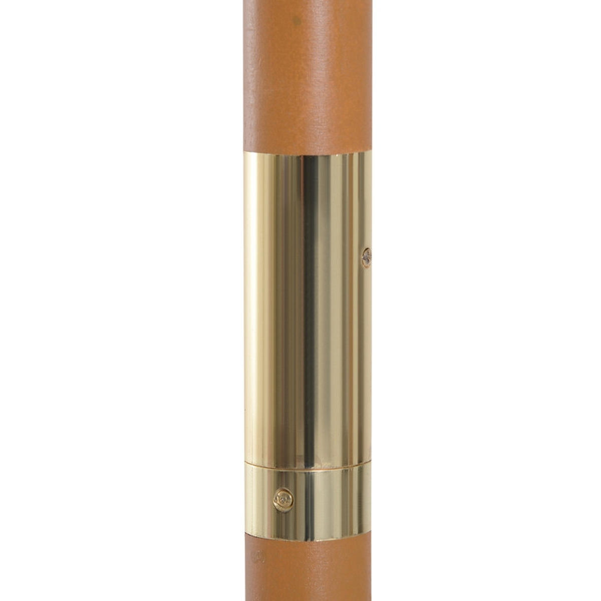 SONNENSCHIRM Ø2,5 m Bambus weiß - Weiß, Holz (250/250cm) - LEBENLANG